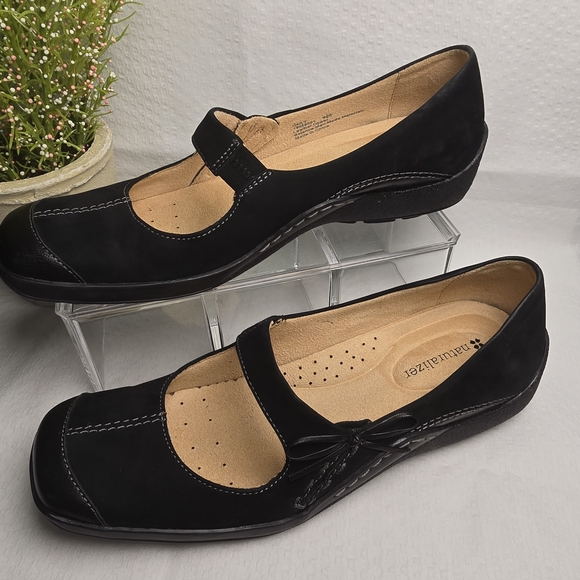 NATURALIZER DAILY BLACK SUEDE LEATHER MARY JANE CASUAL WOMENS SIZE 9.5 - Picture 5 of 9